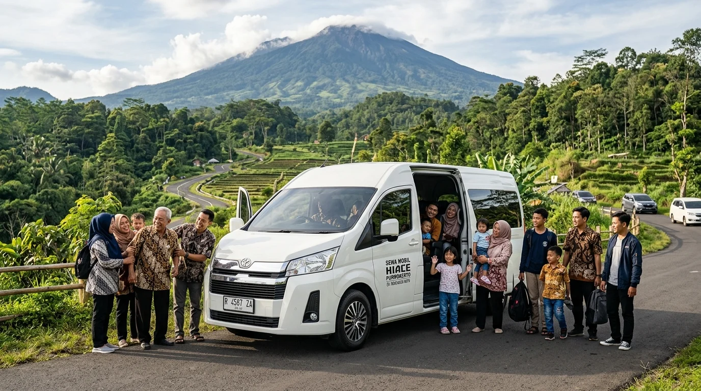 Sewa Mobil Hiace Purwokerto untuk Rombongan Keluarga Besar